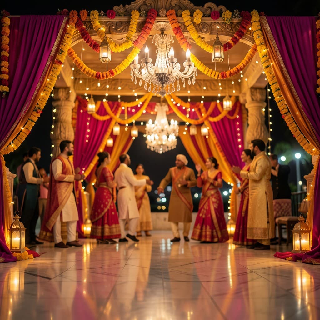 Reunion at Rohan's Wedding Sangeet